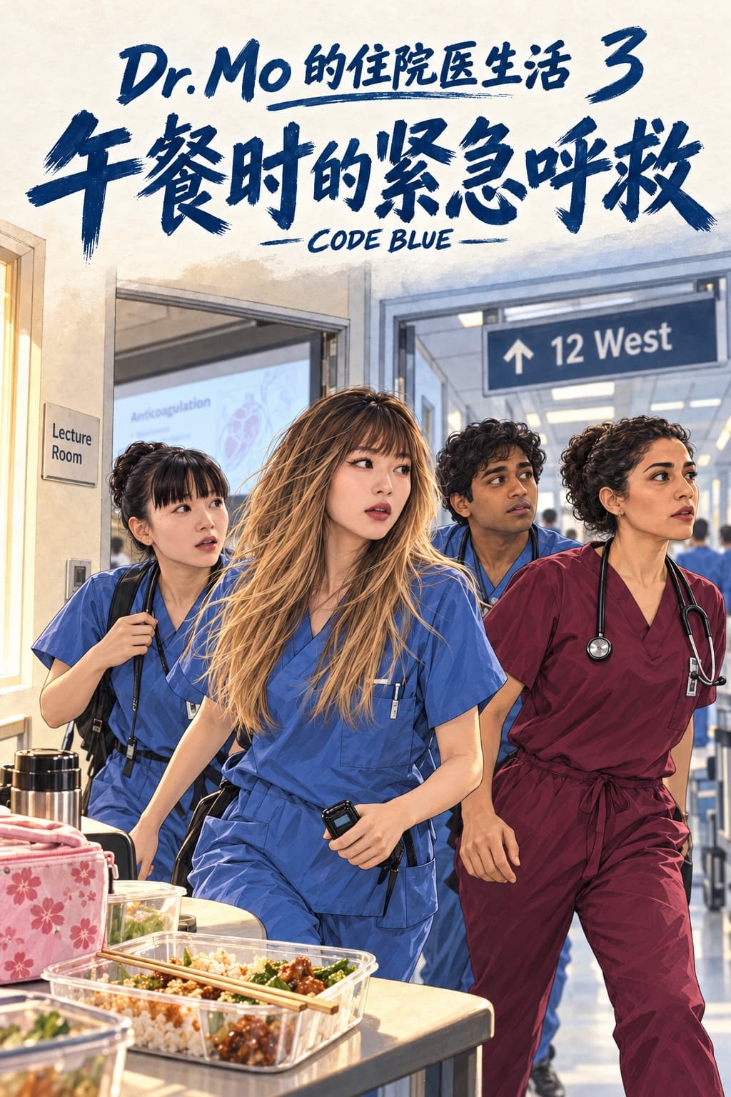 午餐时的紧急呼救 漫画封面