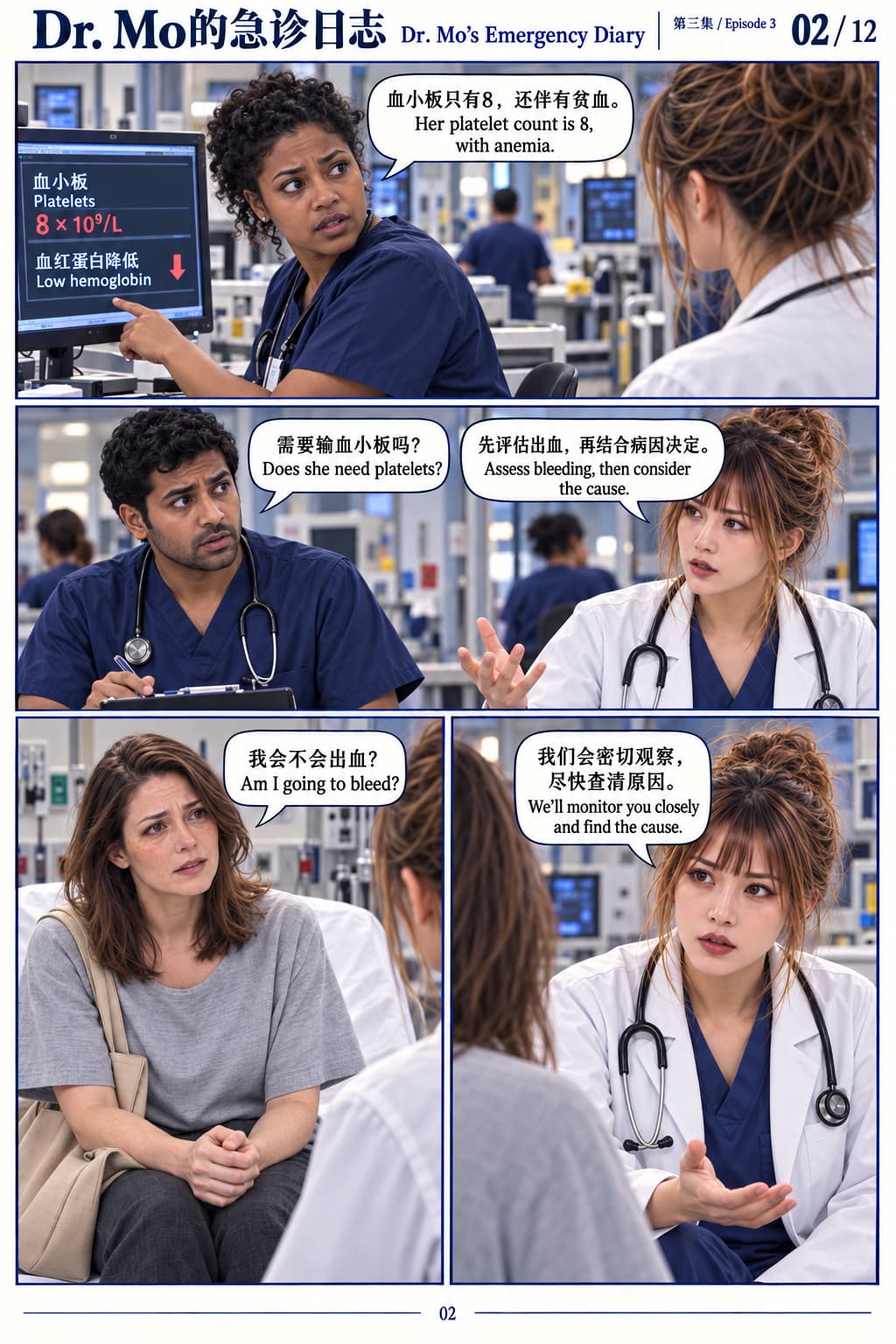 Her Platelet Count Was Only 8 — 02 / 12
