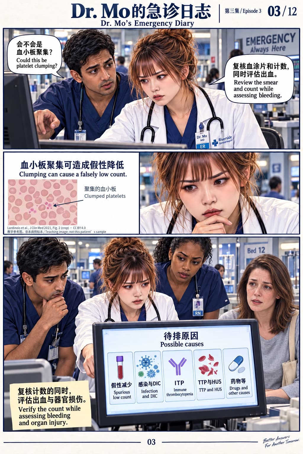 Her Platelet Count Was Only 8 — 03 / 12