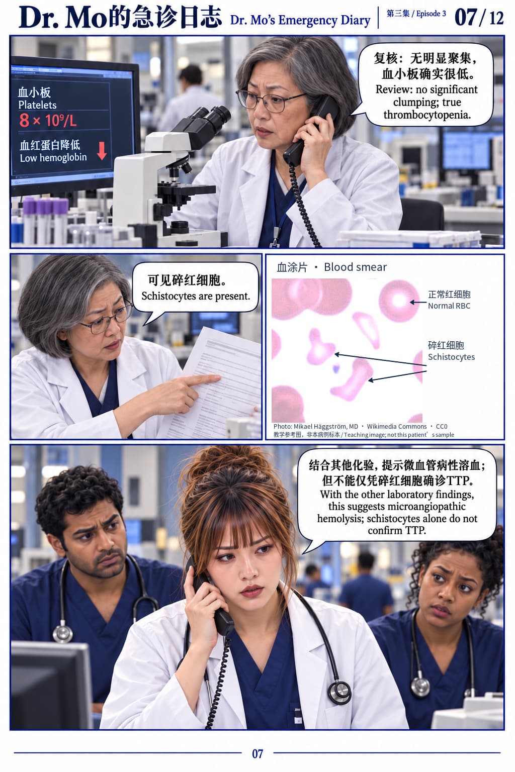 Her Platelet Count Was Only 8 — 07 / 12