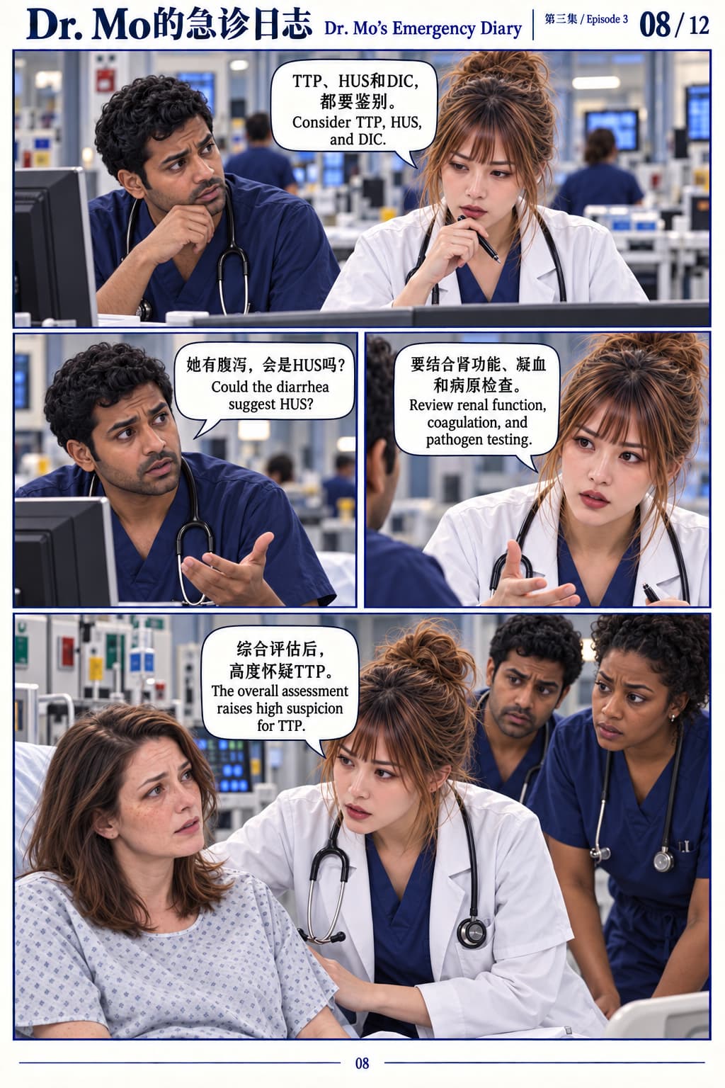 Her Platelet Count Was Only 8 — 08 / 12