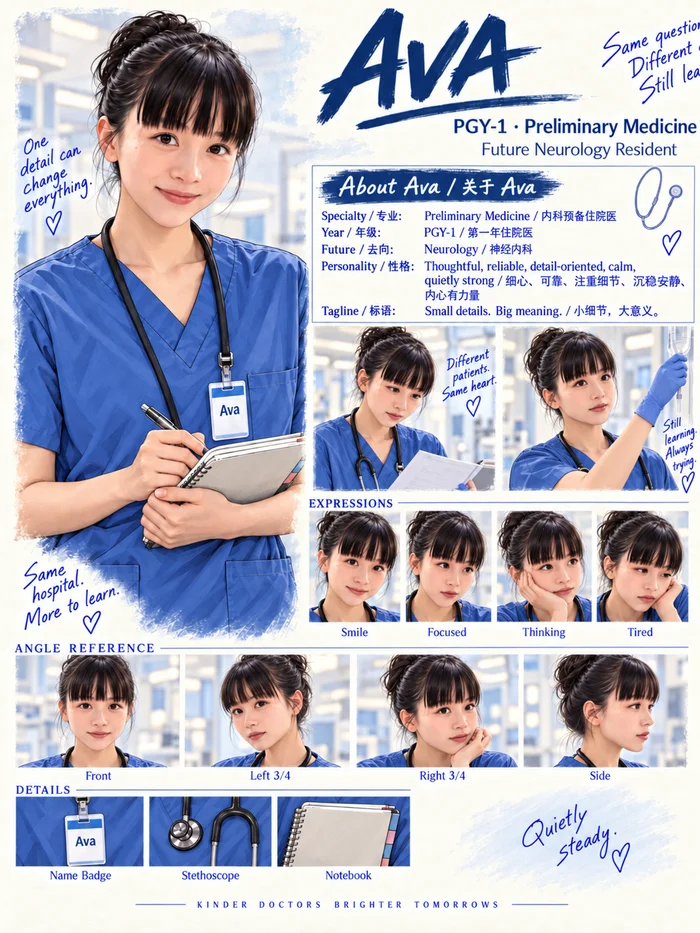 Ava 第二季人物肖像