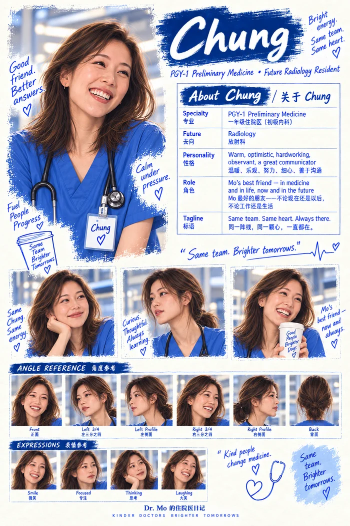 Chung 第二季人物肖像